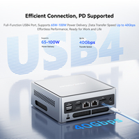 Minisforum NAB9 plus Oculink Mini PC Intel Core i9-12900H/HK USB4 2x2.5G RJ45 WiFi6E Windows 11 office Desktop Gaming Computer