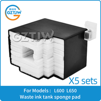 5 Sets Waste Ink Pad For Epson L605 L655 605 655 Maintenance Ink L600 L650 600 650 Sponge Pad