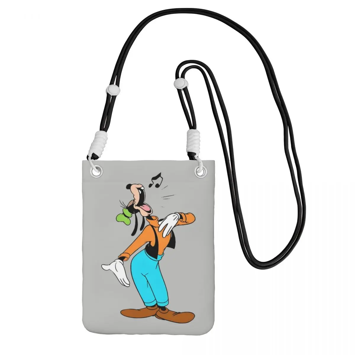 

Custom Goofy Carry A Mobile Phone Bag Diagonally Men Women Cartoons Shoulder Crossbody Bag Adjustable Length City Walk