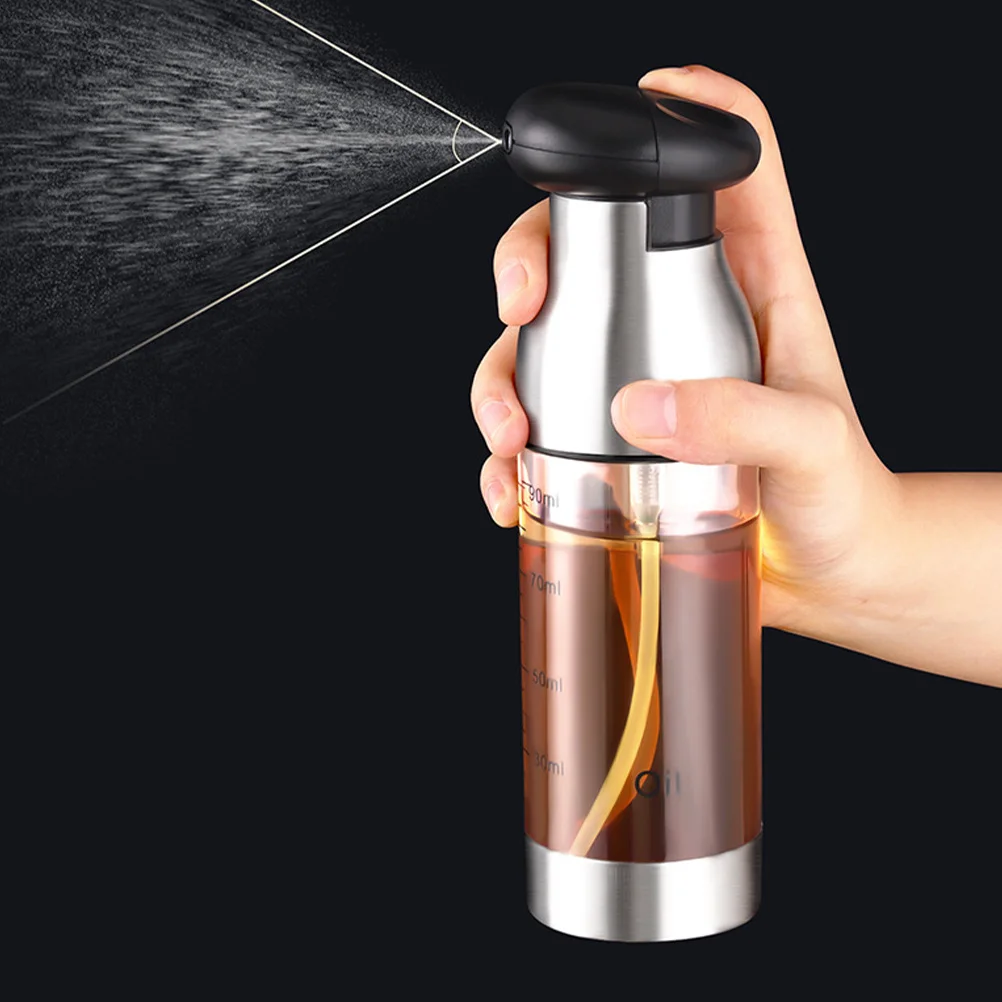 

1Set Oil Sprayer Convenience Push Press Kitchen Olive Oil Dispenser Spray Bottle for Cooking Bbq Sprayer Mister