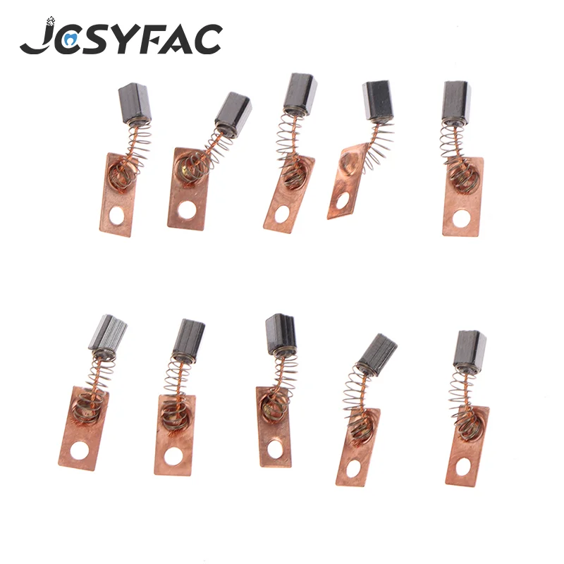 10pcs 3X3X4.5MM Electric Motor Carbon Brushes Replace Dental Grinding Machine Micromotor Handpiece