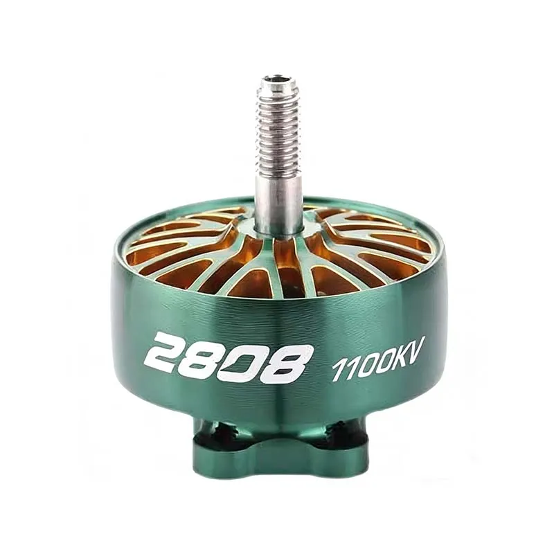 MAMBA TOKA 2808 1100KV Brushless Motor Green Gold Edition 7-inch Long-Range Aircraft 4-6S