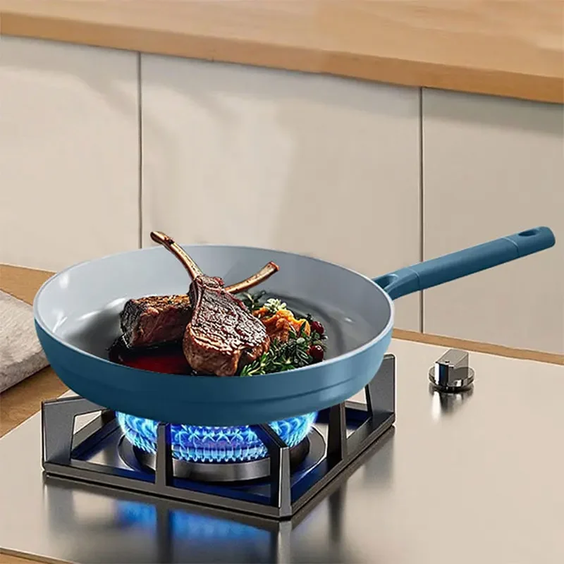 Antihaftbeschichtete Steak-Bratpfanne, Pfanne, 28 cm, gebratene Pfannkuchen, Ei, Steak, Kochtopf, Induktion, kompatible Pfanne, leicht zu reinigendes Küchenkochgeschirr