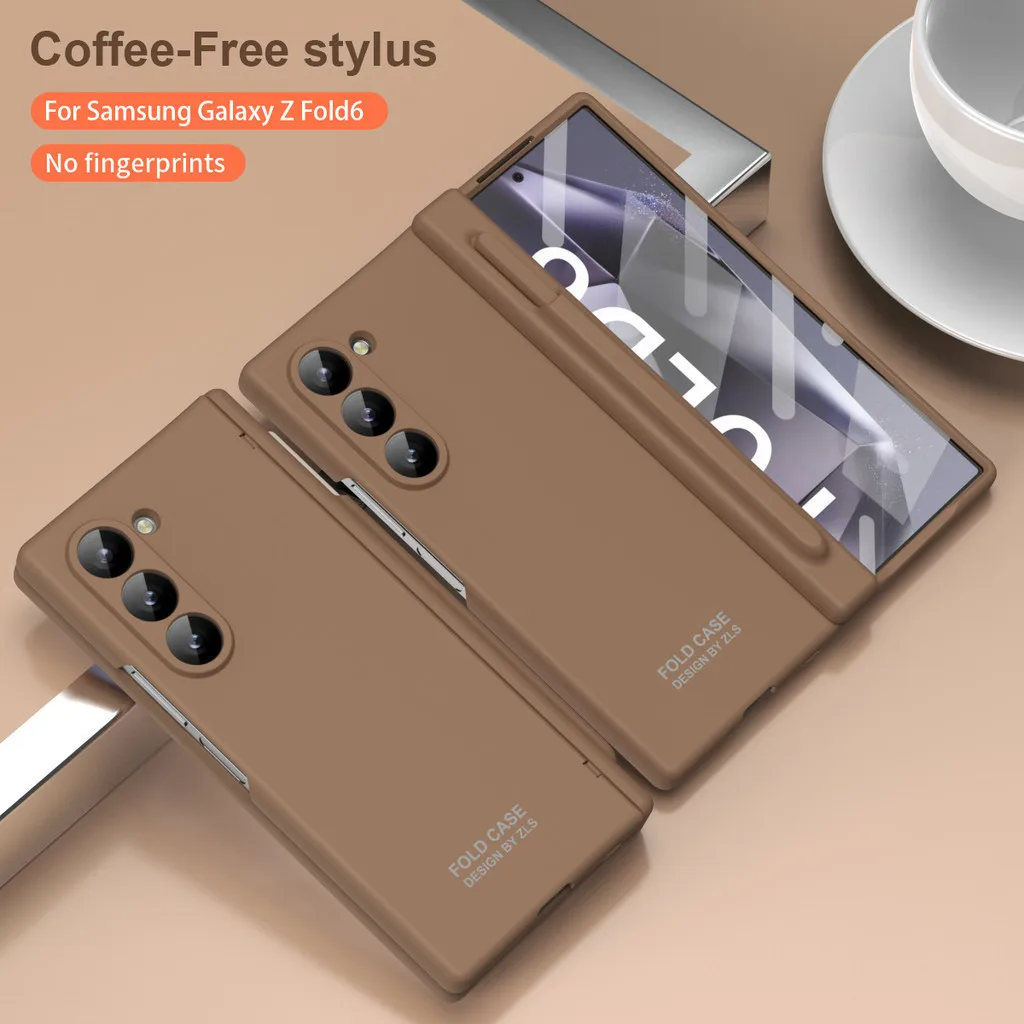 Ultra Thin Skin Friendly Matte Case For Samsung Galaxy Z Fold 6 5G Fold 5 4 3 2 Folding Hingle Shockproof Protection Hard Cover