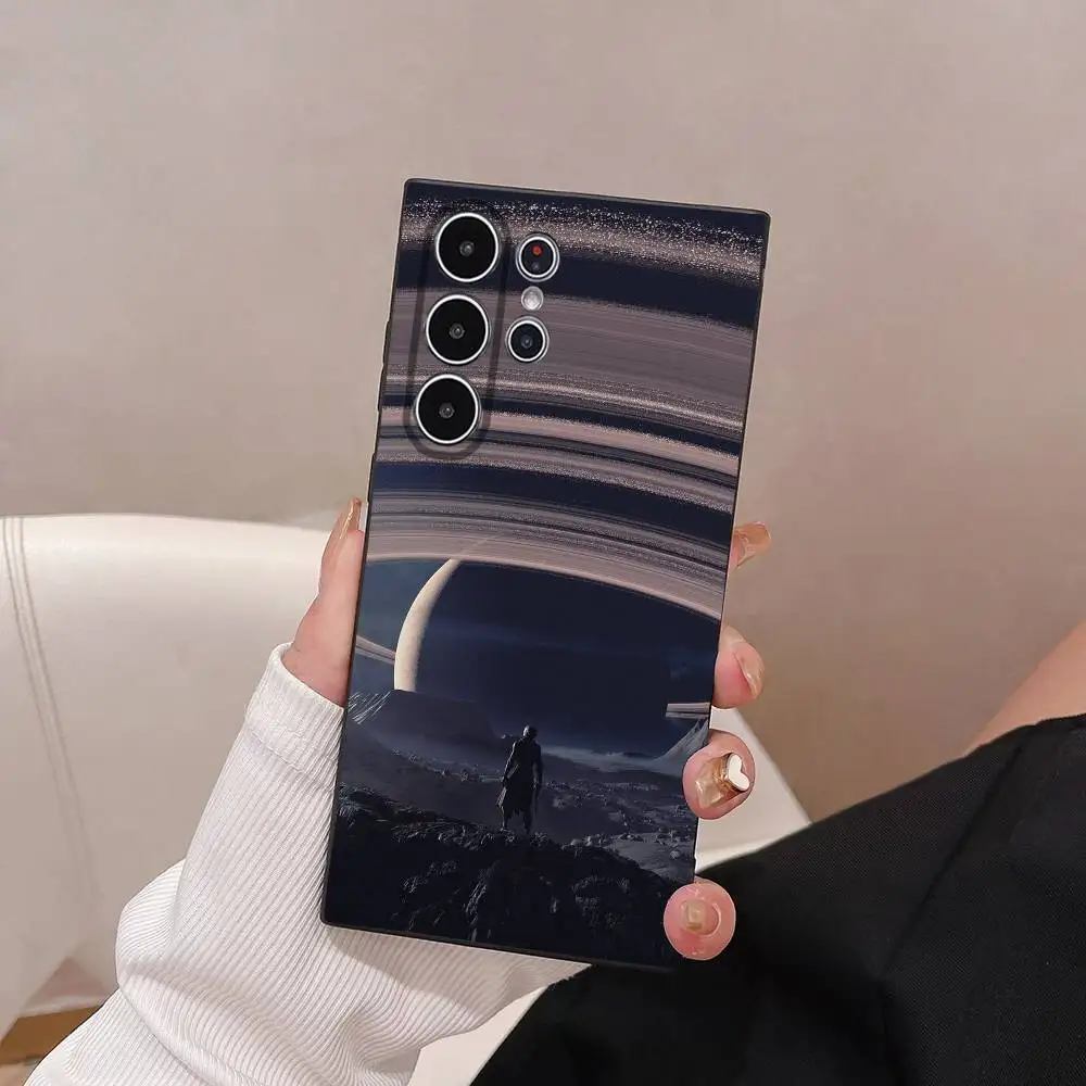 Video Game S-Starfield Phone Case For Samsung Galaxy S25 S24 S22 S23 Ultra S21 S20 Plus 5G Frosted Non-Slip Full Cover Soft Case