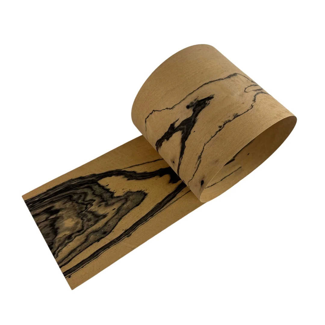 0.5Mm Natural Landscape Figure Veneer, Bookmatched, Guitar Body Veneer, DIY Marquetry Veneer, Size 100X20cm
