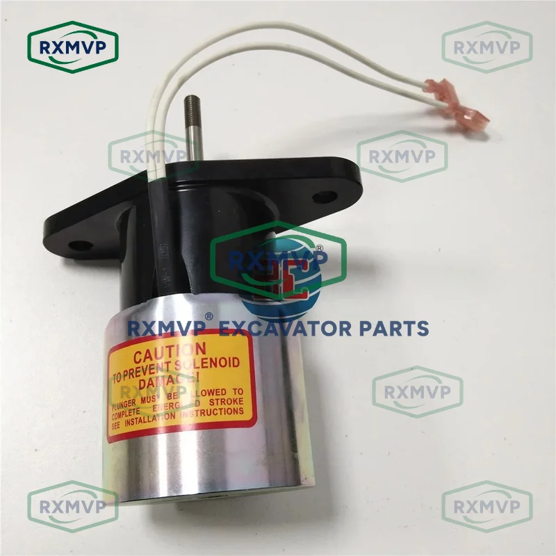 0250-24A2UC11S1 Actuator Flameout Solenoid Valve 24V Fits Excavator Diesel Engine Parts