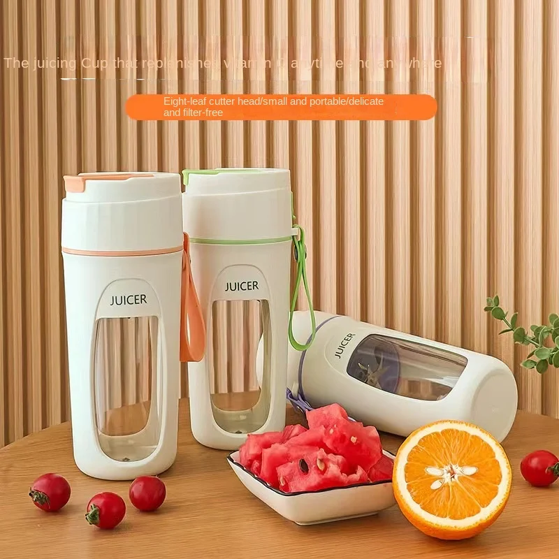 340ML Portable Blender USB Rechargeable Personal Size Blender Juicer Machines Cup For Smoothies And Shakes Mini Fruit Mixer Cup