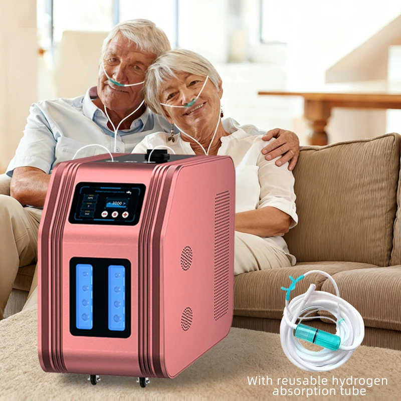HHO Gas Hydrogen Production System Generator SPE PEM  Electrolysis Hydrogen Inhaler 3000ML Oxyhydrogen Breathing Machine