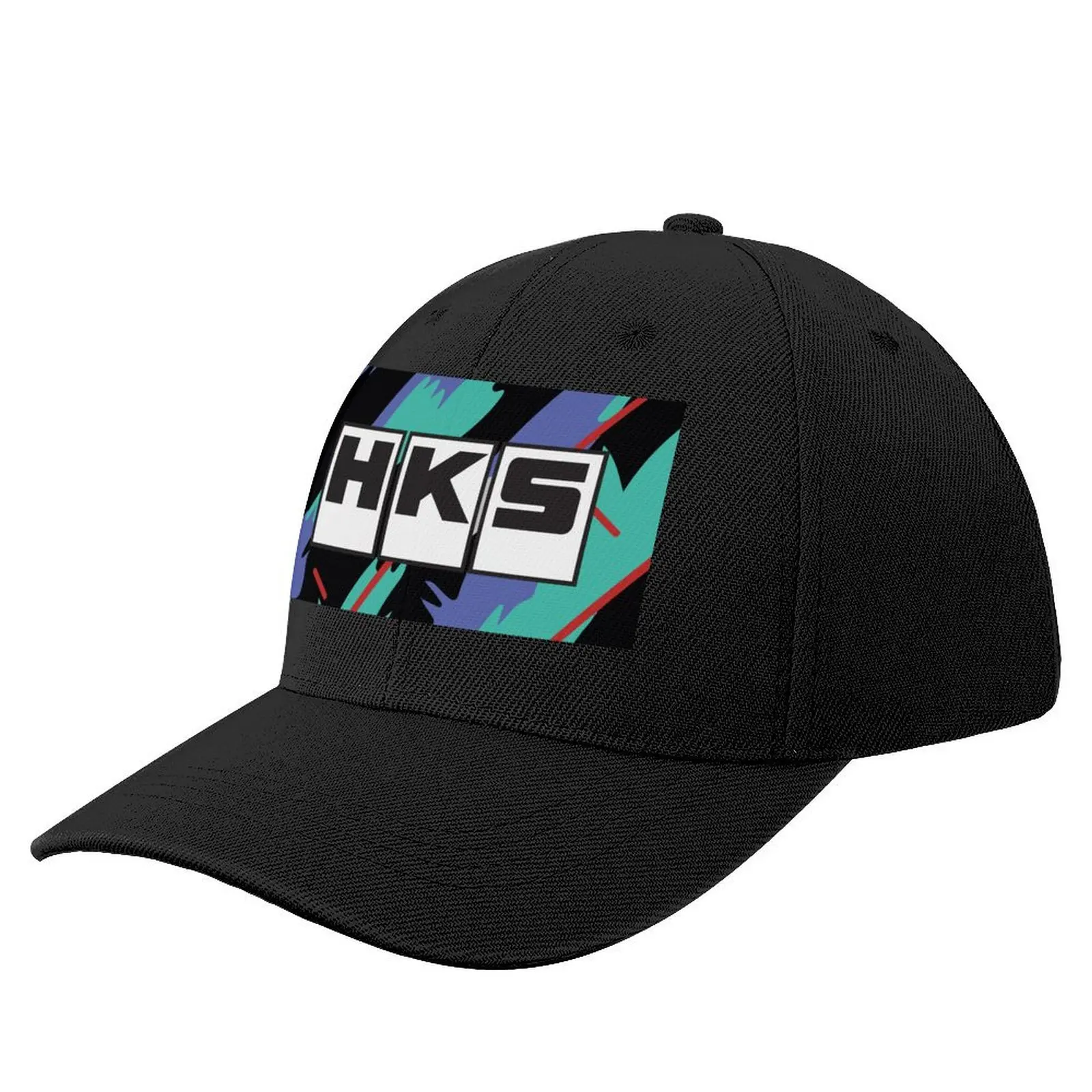 

HKS Retro Pattern Baseball Cap beach hat Uv Protection Solar Hat Women Beach Fashion Men's