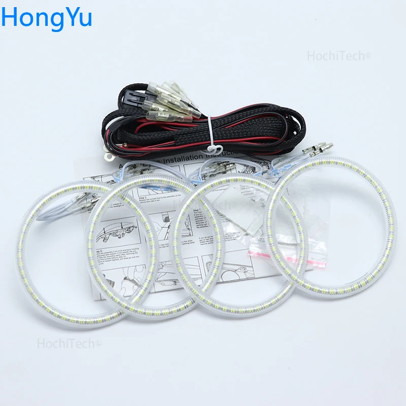 Daytime Running Light DRL for Mercedes Benz M Class W164 2006 2007 Super Bright White Color 3528 SMD Led Angel Eyes Kit