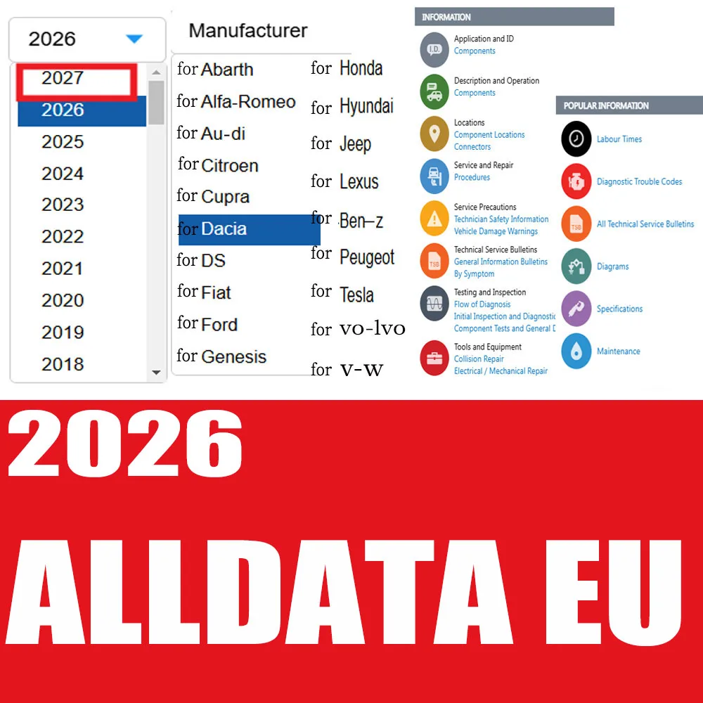 

Мастерская Европейская онлайн Все передачи данных ЕС Полная версия Онлайн-аккаунт Многоязычный Alldata Программное обеспечение для ремонта ЕС Данные мобильные/ПК Логин