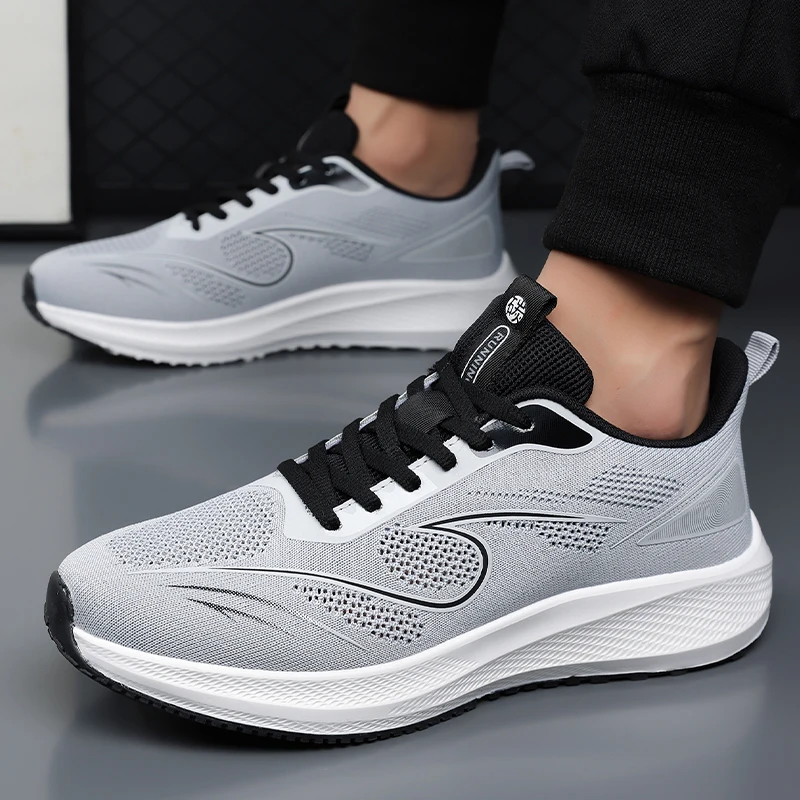 

Мужские летние кроссовки, нескользящие, дышащие, удобные, легкие и подходят для повседневной уличной одежды 39-45