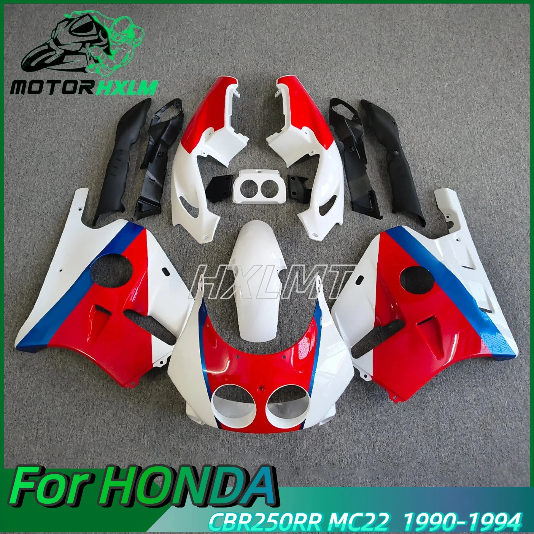 ABS Plastic Motorcycle Fairings Kit For HONDA CBR250R MC22 1990-1994 CBR250 90-94 Injection Red Blue White Bodywork Set