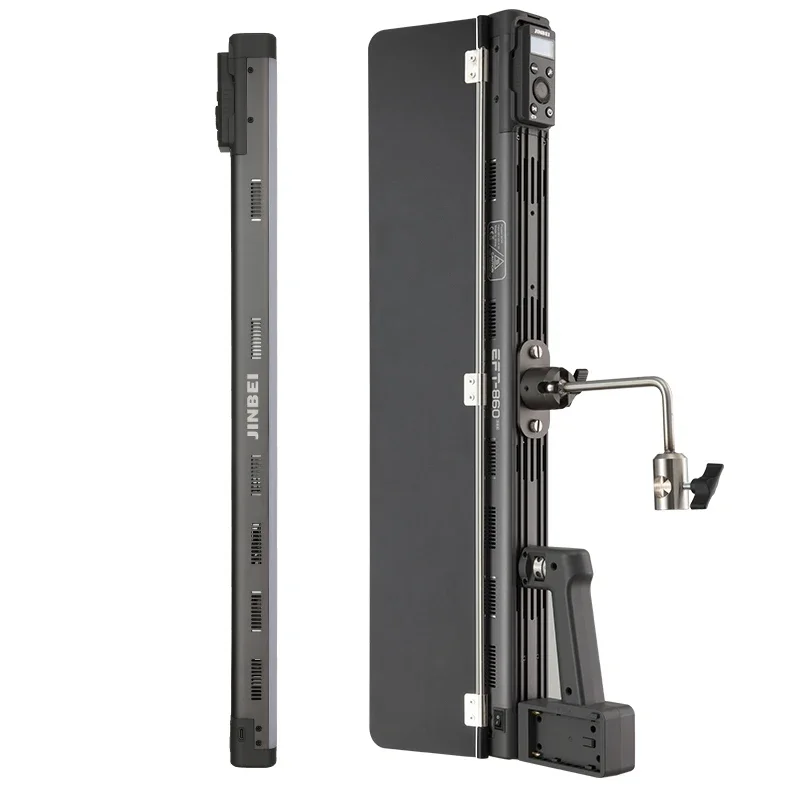 

JINBEI EFT-860RGB Портативный портативный Радужный светодиодный светильник, аккумуляторный комплект, уличный заполняющий светильник для видеосъемки