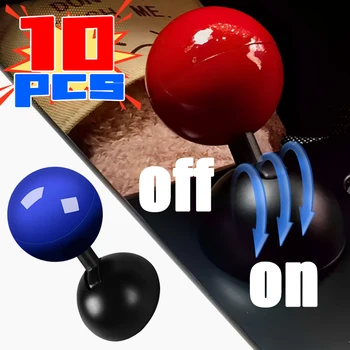 Yeni Plastik Araba Başlatmak İçin Basma Düğmeleri Rocker Arabalar Bir Düğme Başlatma Kolu Araba Motoru Çalıştırma Durdurma Düğmeleri Joystick Topu çubuk