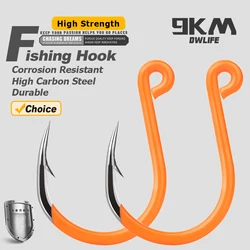 9KM Fishing Single Hooks for Lures 25~100Pcs for Replacement Treble Hooks