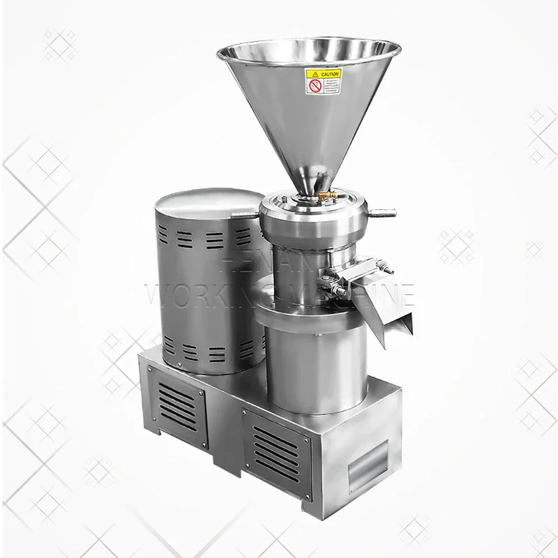 Industrial Small Grinding Colloid Mill Almond Nuts Paste Peanut Butter Making Machine