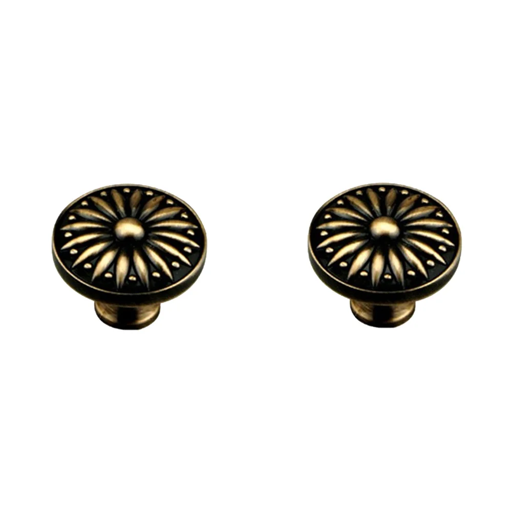 

2Pcs Cabinet Pulls Zinc Alloy Solid Durable Knobs for Durable Knobs Kitchen Wardrobe Desk Drawers Shoe Cabinets