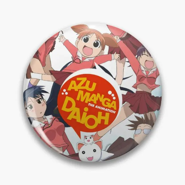 Azumanga Daioh Poster  Soft Button Pin Lapel Pin Metal Creative Lover Decor Women Cartoon Brooch Gift Clothes Jewelry Fashion