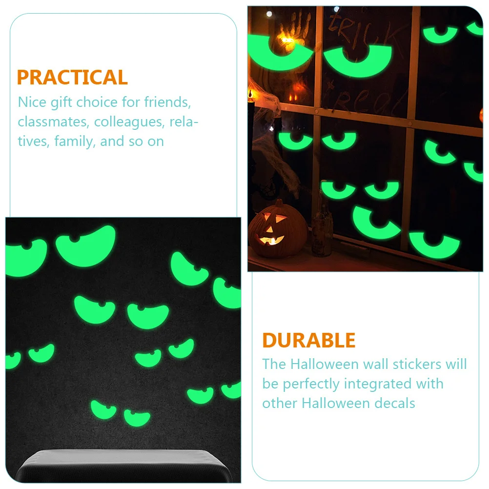 

10Pairs Halloween Wall Stickers Luminous Ghost Hands Decals Easy Apply Remove No Trace Halloween Wall Stickers