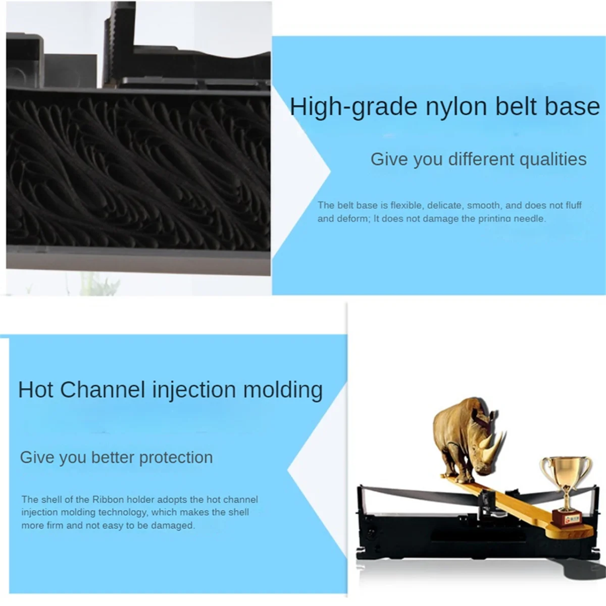 1 Uds. Cinta para máquina de escribir GR4, cinta para máquina de escribir, carrete doble de repuesto para máquina de escribir Olivetti Lettera (negro y rojo)