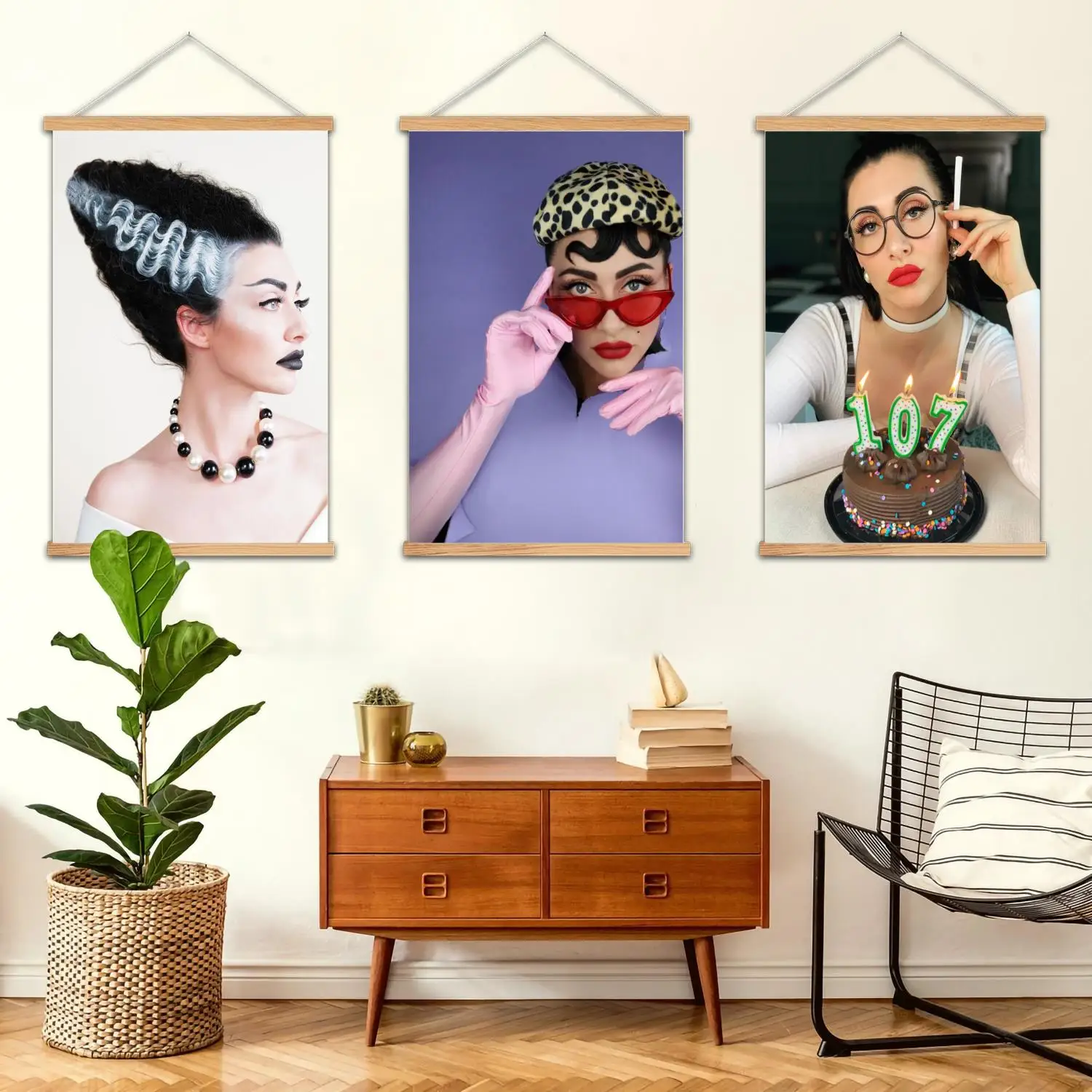 qveen herby Framed Wall Painting Canvas Art Poster and Wall Art,  Modern Family, Bedroom Decor, Posters,Decorative painting