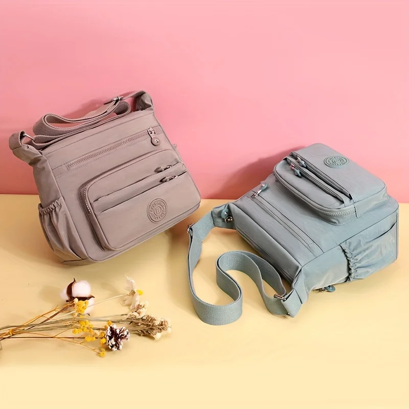 Multi-layer Large Capacity Hand-held Shoulder Bag, Fashionable Retro Versatile Crossbody Bags, Suitable for Commuting Banquets