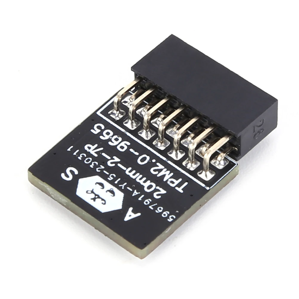 TPM 2.0-9665 وحدة أمان التشفير LPC TPM 2.0 مللي متر 14pin/18pin 14-1pin 18-1pin بطاقة اللوحة الأم ل ASUS/MSI MS/ASRock #4