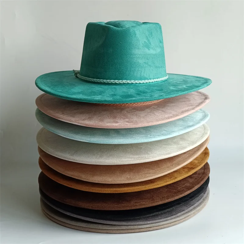 Suede Hat Arrow Fashion Colorful 2026 New Autumn/Winter Collection Unisex Felt Fedora Hat Classic Church Hat Women's Sun Hat