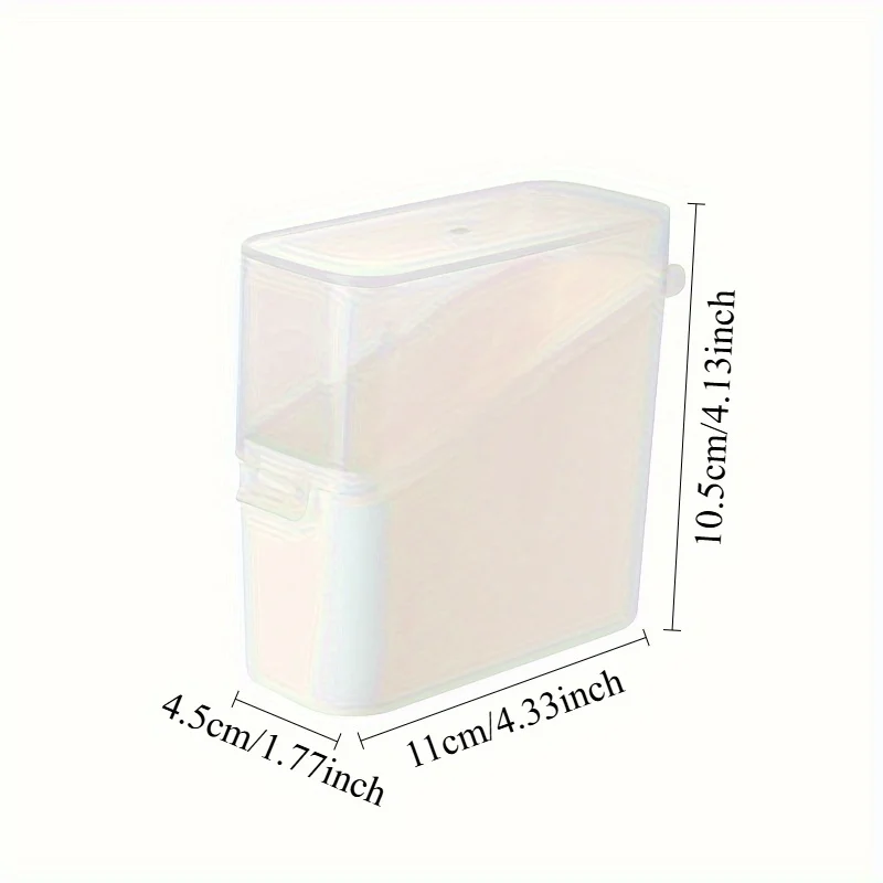 Multi-Purpose Kitchen Storage Box for Cheese, Coffee Bags & Seasonings - Non-Food Grade, Perfect for Fridge Organization