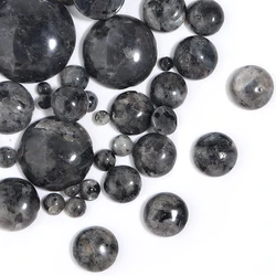 2-10pcs/lot Natural Stone Round Flatback Labradorite Cabochon 4/6/8/10/12/14/16/20/25mm For Diy Jewelry Making Ring Accessories