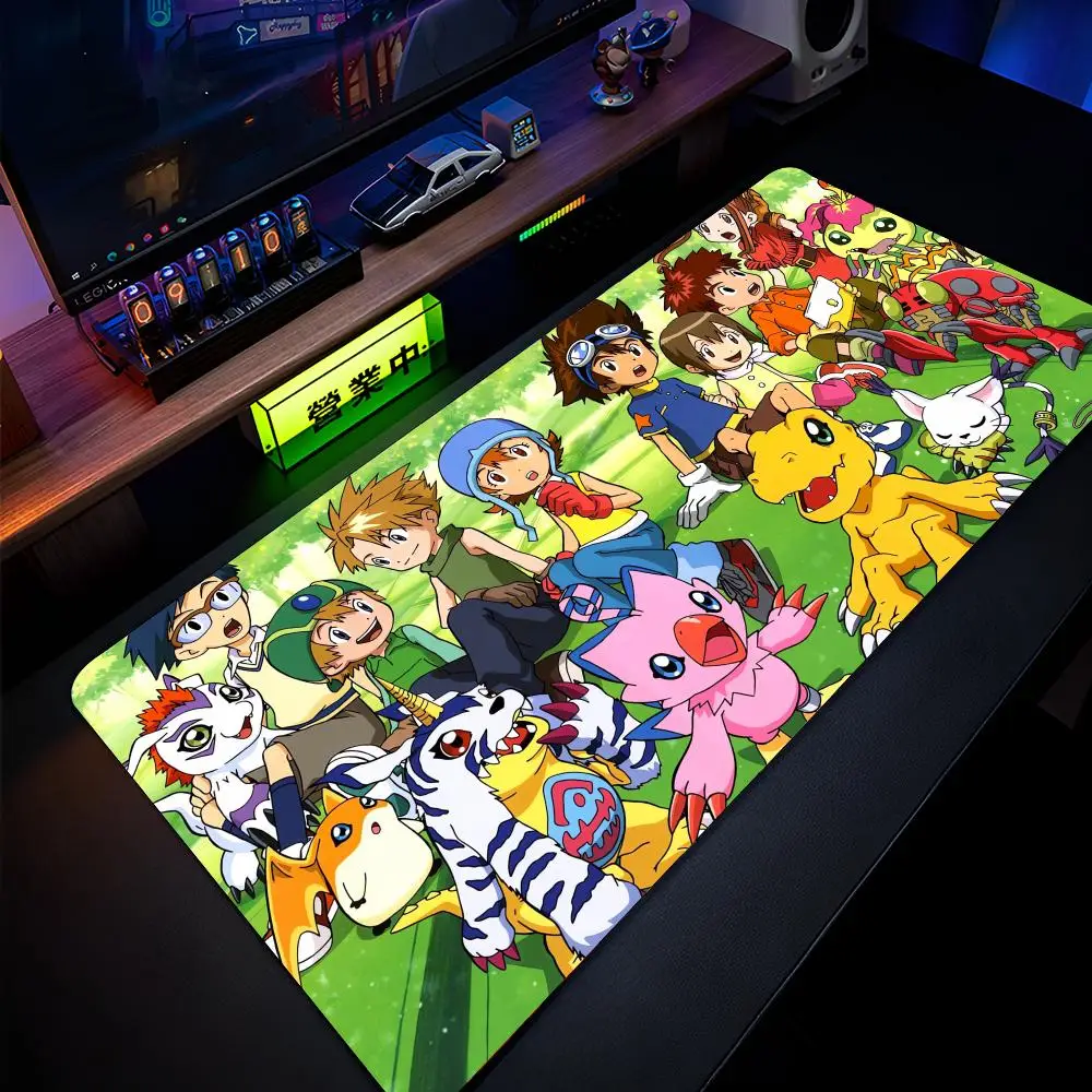 AAA Digimon GAMING Mousepad Large Gaming Mouse Pad  LockEdge Thickened Computer Keyboard Table Desk Mat