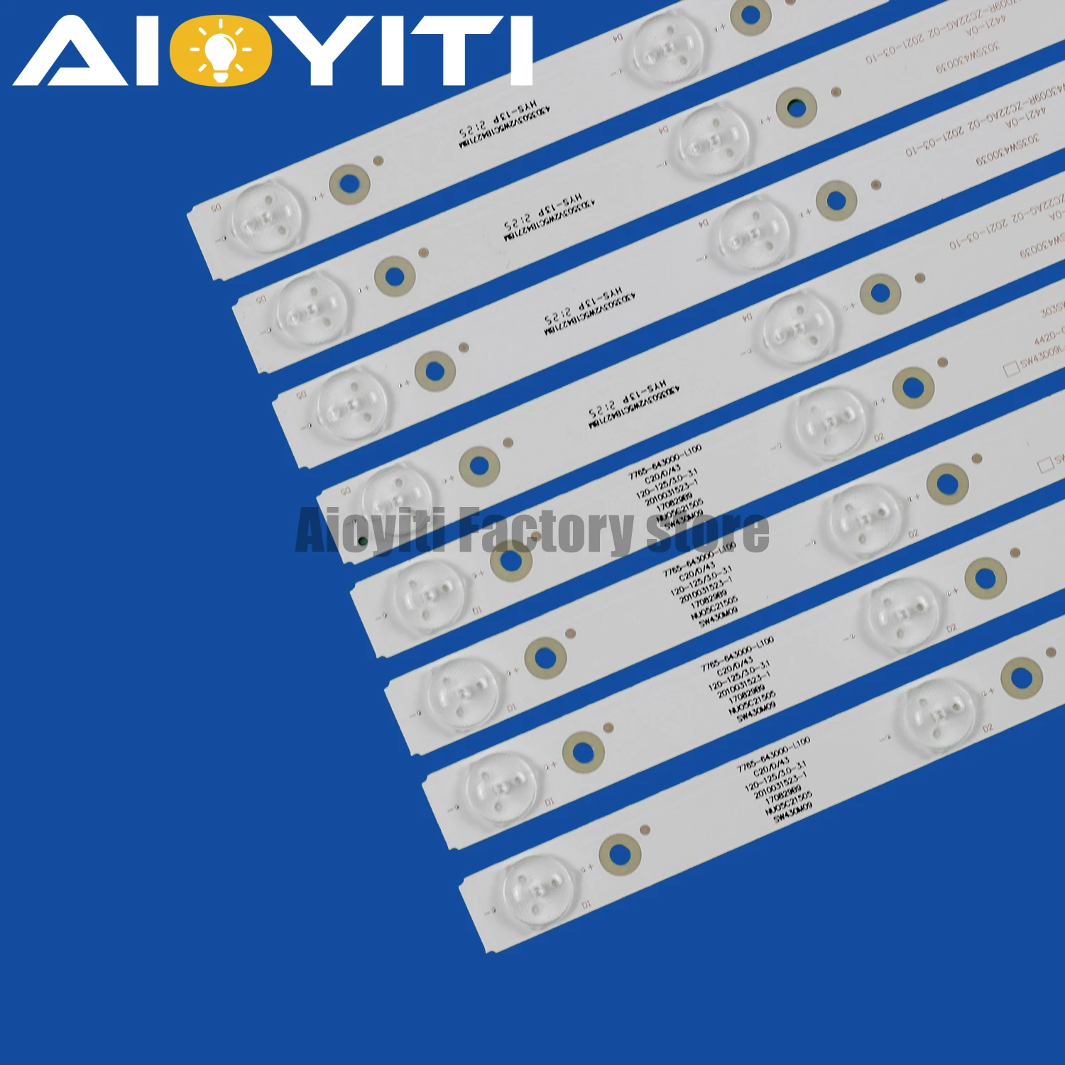 Taśma LED 8 sztuk/zestaw dla CRH-A4330300105R6CNRev1.0 CRH-A4330300104L6CNRev1.0 43 ug620v 43 uj620v 43 uj6200 a433030300105r74crev1.0