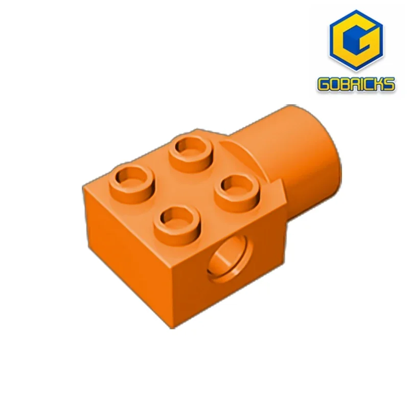 GDS-1087 Technical, Brick Modified 2 x 2 with Pin Hole, Rotation Joint Socket compatible with  lego 48169