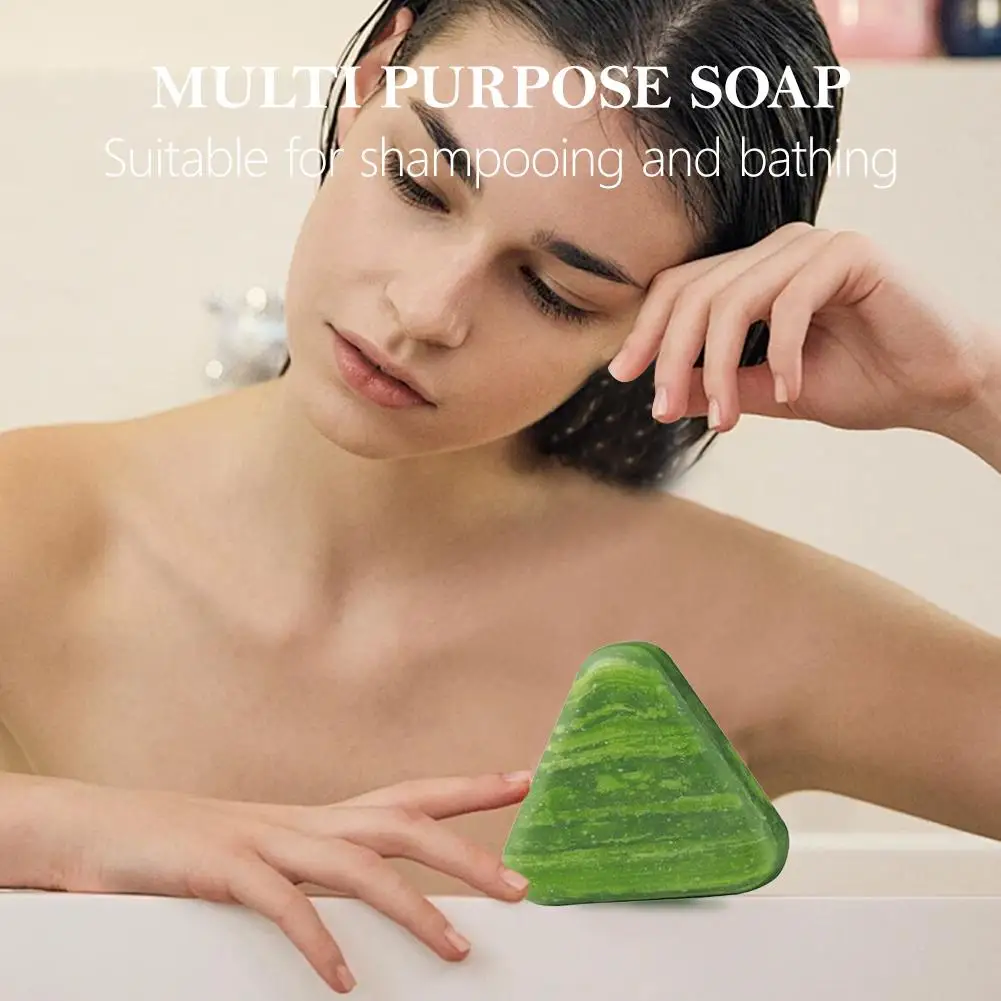 صابون شامبو Cacumen Biotae&Usman Grass منعش وتنظيف صابون شامبو صحي قديم مصنوع يدويًا 120 جرام ﻿