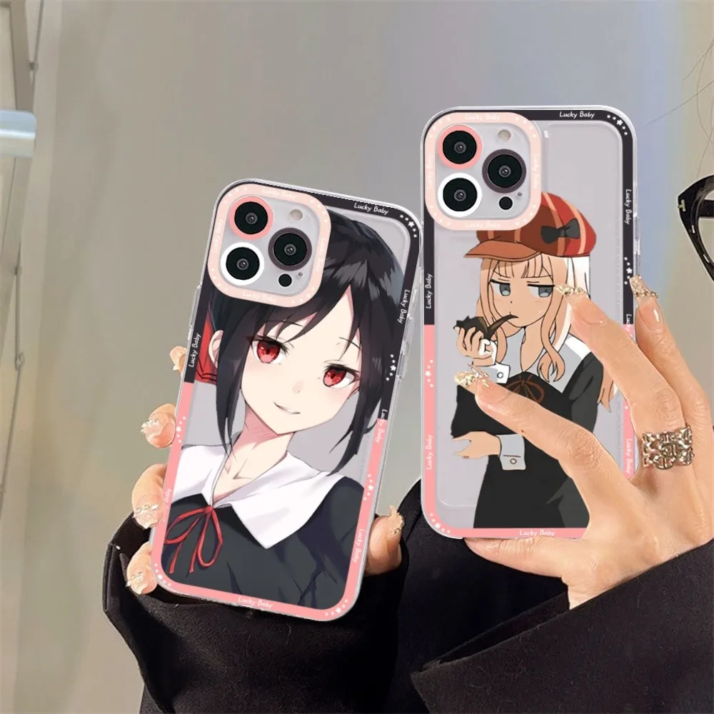 Kaguya Sama Love is War Phone Case For iPhone 15 14 13 12 11 Pro Max XS X XR Mini Protective Cover