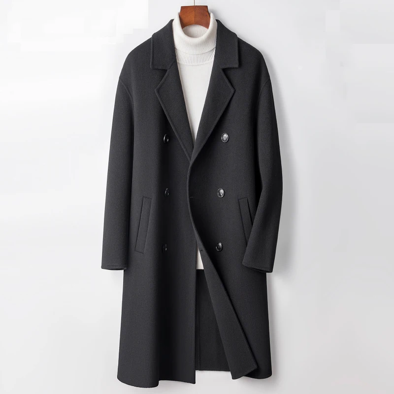 

Men's Coat Mid Length 2023 Autumn/winter New Business and Leisure Coat