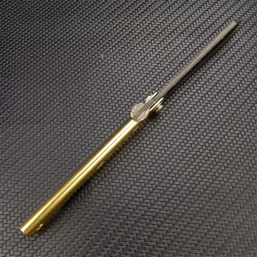 حار البائع Higonokami اليابانية سكين للفرد السكاكين في الهواء الطلق بقاء EDC أداة VG10 دمشق الصلب التخييم الصيد النحاس مقبض #4