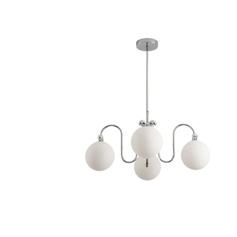 

Bow modern minimalist medieval, guest dining room bedroom light French cream chandelier