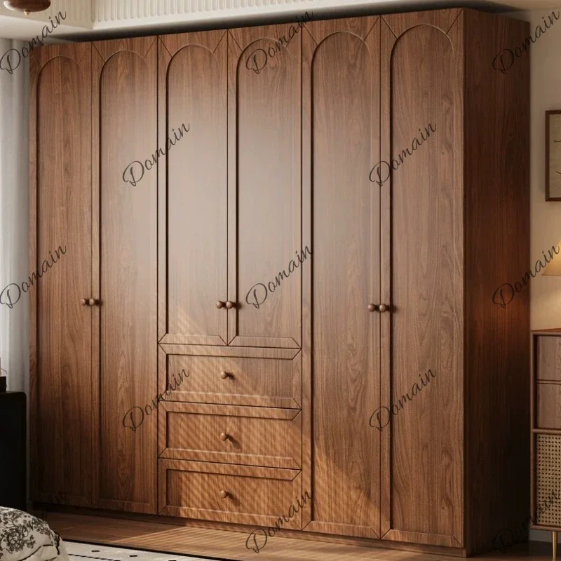 WS Glass Bedroom Wardrobe Clothes Storage System Wooden Corner Wardrobe Luxury Adults Kids Armadio Guardaroba Furniture Bedroom