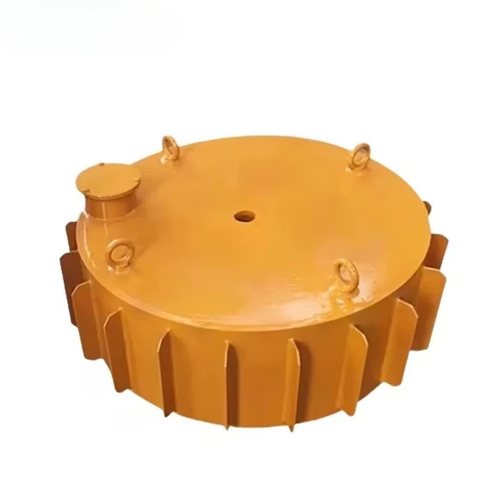 Round Shape Suspended Dry Type Magnet Magnetic Separator Mineral Hanging Electromagnetic Iron Remover for Conveyor Belts