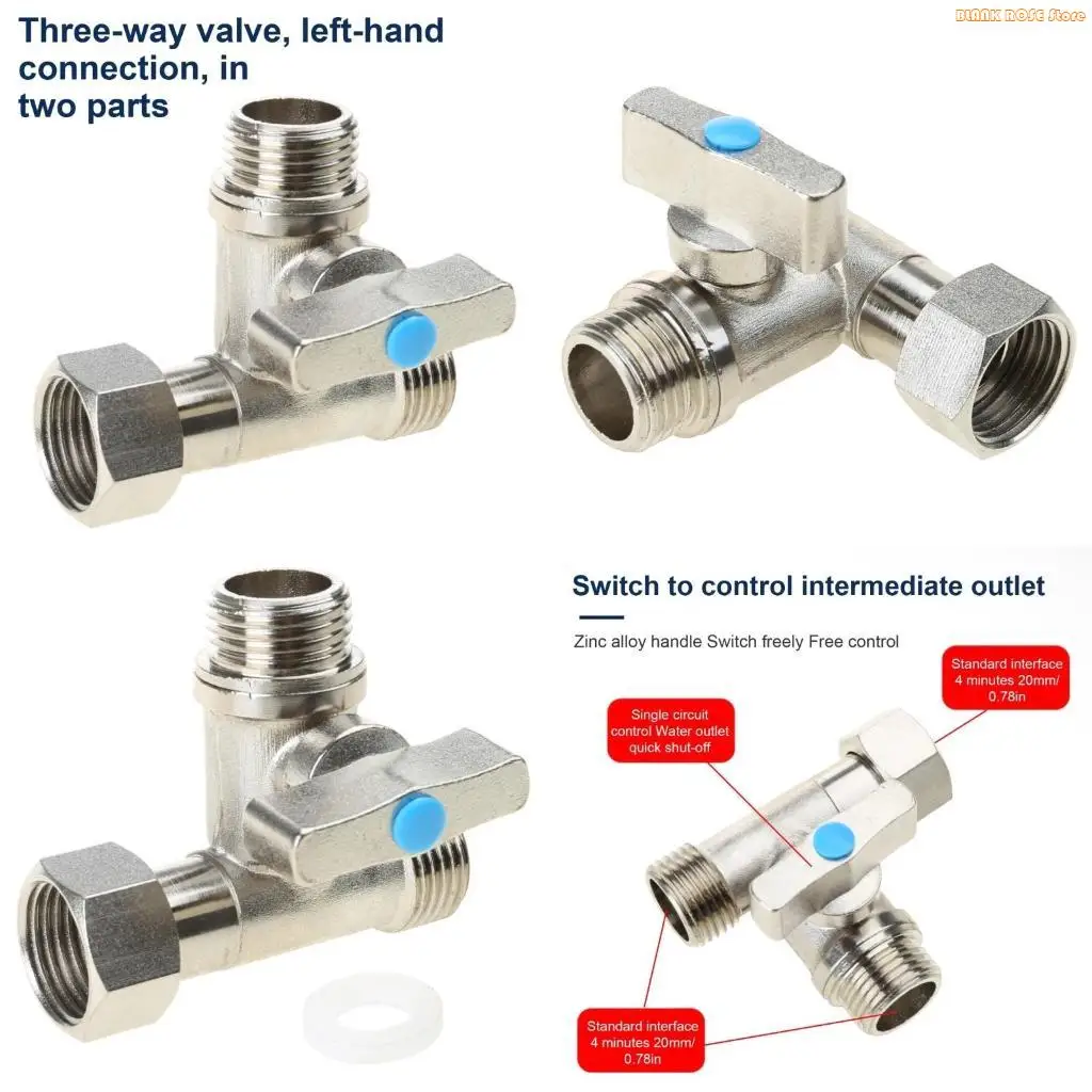 

K1ae Tees Stop Клапаны 1/2x1/2x1/2 Сжатие.