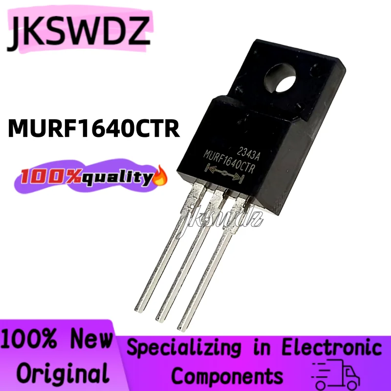 

10Uds 100% NEW MURF1640CT MURF1640CTR TO-220F fast recovery rectifiers IC Chip in Stock