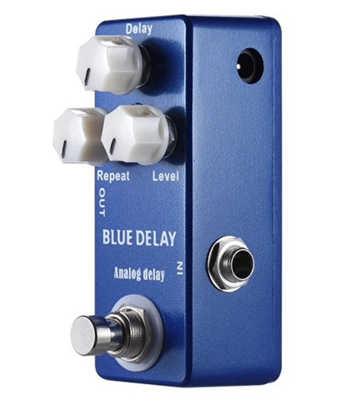 Moskyaudio Blue Delay  Analog Guitar Pedal Synthesizer Electric Guitar Parts Accessories Power Supply Pedals Tremolo Effector