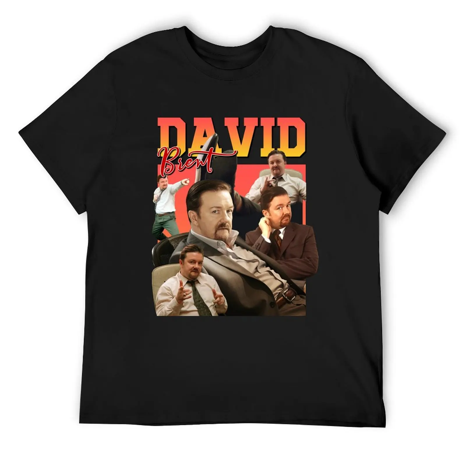 

david-brent-homeage-T-Shirt tops aesthetic clothes cotton man t-shirts t shirts for men cotton