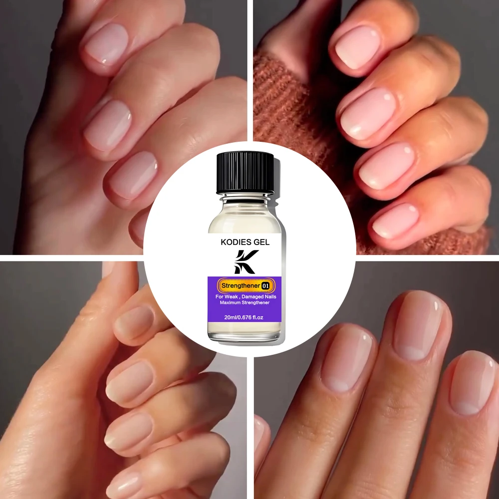 كوديس جل الكيراتين مسمار المقوي الكالسيوم قاعدة معطف مسمار تصلب العناية بالأظافر علاج النمو البولندية ورنيش حل سريع جاف