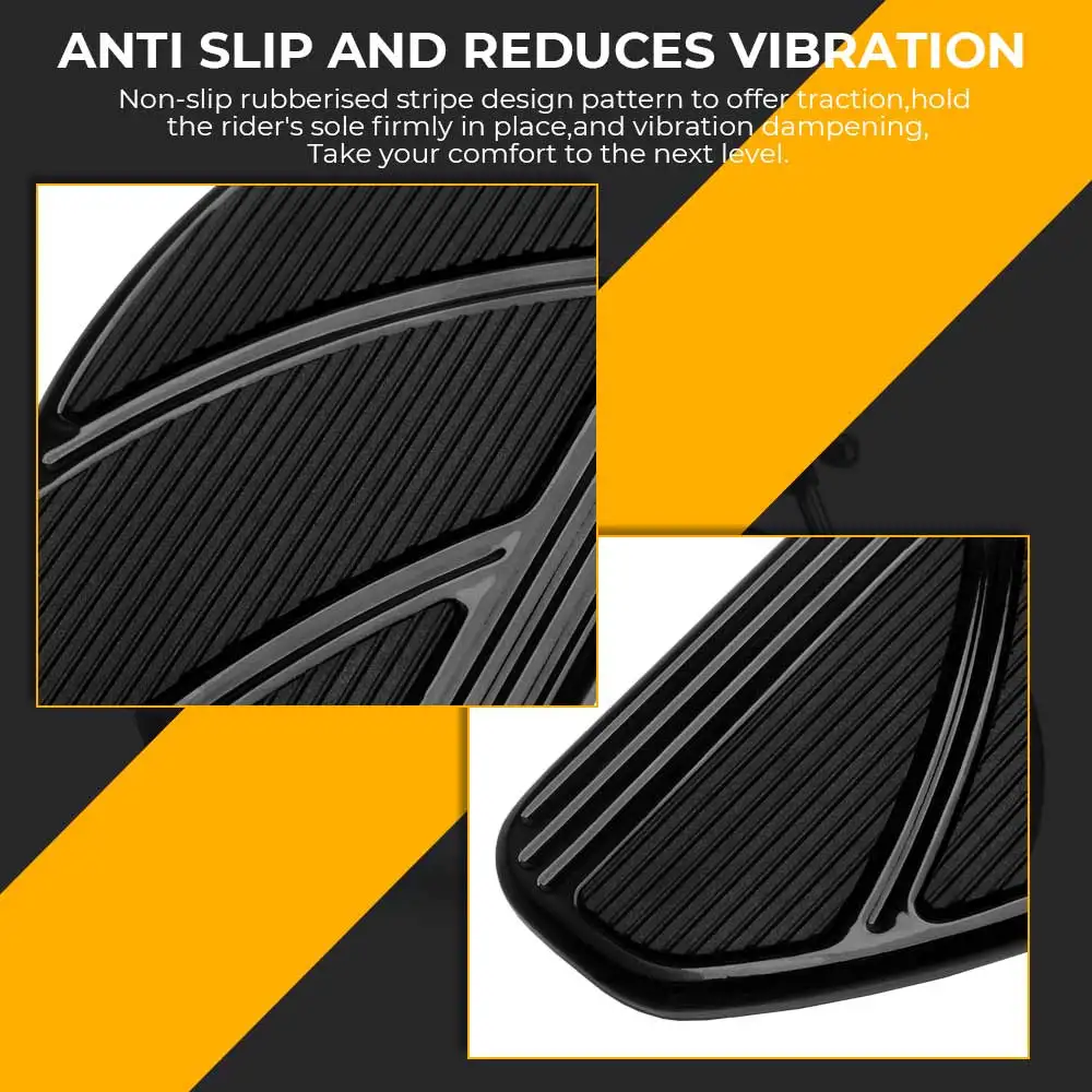 Motorcycle Driver Front Footrest Black Floorboards For Harley Sportster S RH1250S Special RH975S RH975 2021-26 Foot Pegs Pedals 6