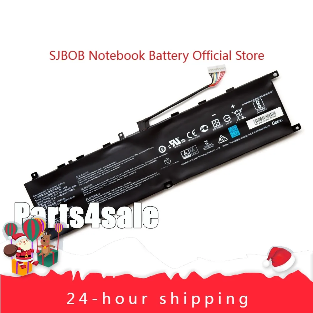 

New BTY-M6M Battery for MSI Creator 15 A10SFS A10SE Stealth GE66 GS66 laptop battery