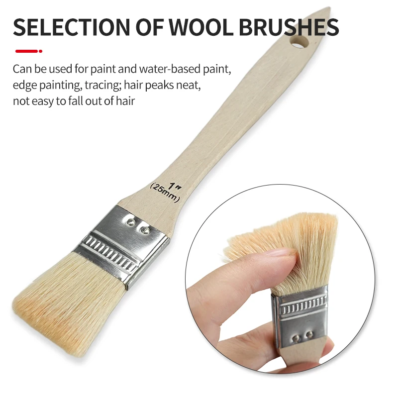 Complete Paint Tool Kit Includes Brushes, Rollers, Tray & More For Painting Home Wall Cabinets Doors Fences Ceilings